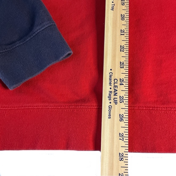 American Eagle L Red White and Blue Crew Pullover Sweatshirt - Picture 8 of 12